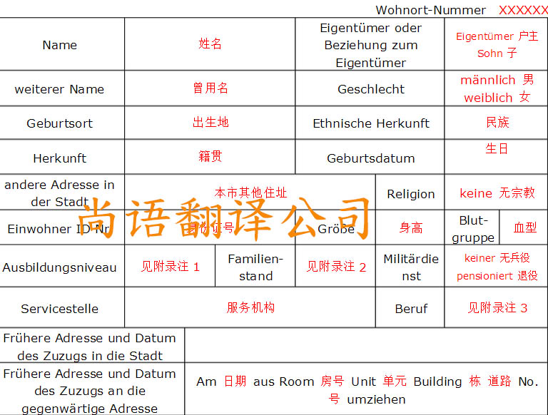 戶口本翻譯公司收費標準是什么？